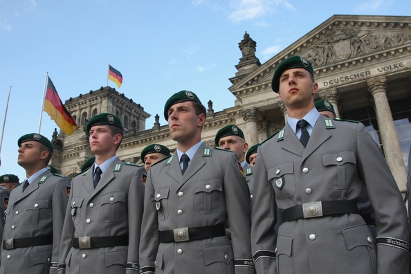 Swearing In Ceremony For German Recruits